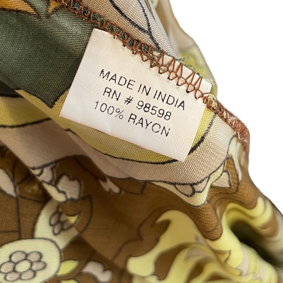 Kariza Vintage One Size Boho Hippie Eclectic Traveler Mandala Layered Wrap Skirt - Picture 10 of 10